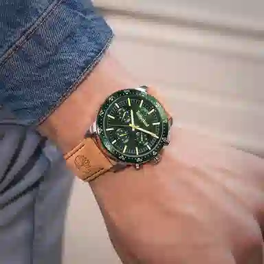 Timberland Rambush Quartz Watch Green 44mm