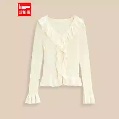 爱依服 法式温柔小女人精致风衬衫 女款