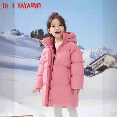 鸭鸭羽绒服 宽松简约风 青少年