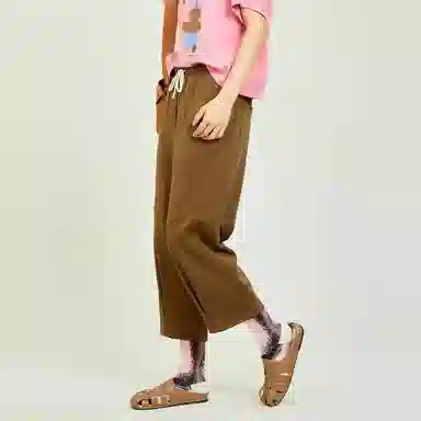 木果果木 藏肉松紧腰小个子宽松休闲裤 女款