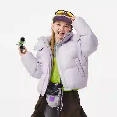 坦博尔 保暖耐脏蓬松面包服羽绒服 女款