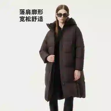 坦博尔 加厚保暖连帽常规长袖通勤面包服羽绒服 女款