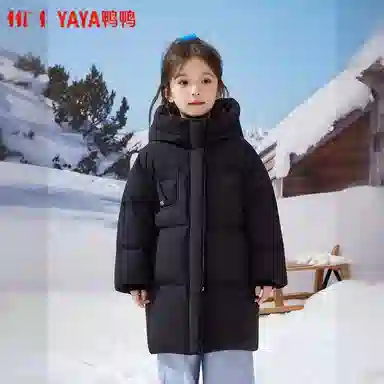 鸭鸭羽绒服 宽松简约风 青少年