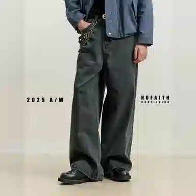 NOFAITH Retro Straight Jeans