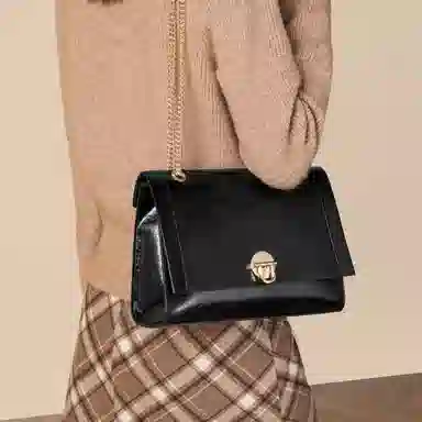 稻草人 高级感链条包通勤 聚氨酯 斜挎单肩包 女款