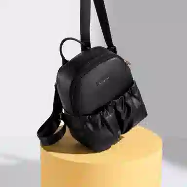 稻草人 美式潮流时尚百搭运动休闲高颜值通勤旅行大容量 合成革 双肩包 常规 女款 多色