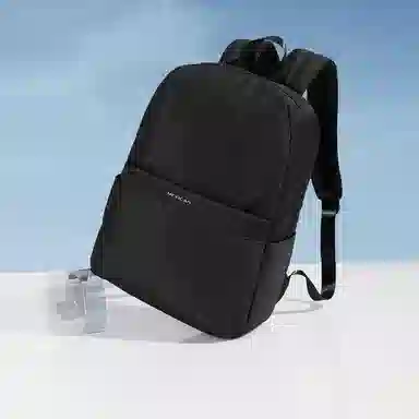 稻草人 大容量多隔层防泼水运动登山小众旅行休闲通勤背包 织物 书包双肩包 常规 男女同款情侣款 黑色