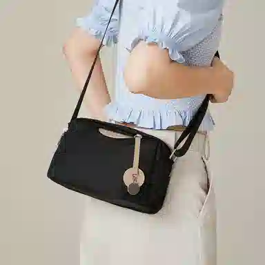 稻草人 休闲 牛津布 帆布包手机包斜挎包 女款 大象灰