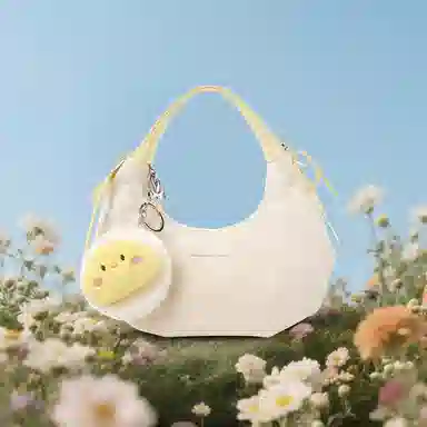 可写贺卡 稻草人 甜酷毛绒挂件日常通勤出游时尚 聚氨酯革 手提包 常规 女款 多色