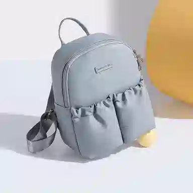 稻草人 美式潮流时尚百搭运动休闲高颜值通勤旅行大容量 合成革 双肩包 常规 女款 多色