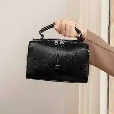 稻草人 经典时尚百搭工艺通勤日常轻便实用 聚氨酯革 手提包 常规 女款 多色