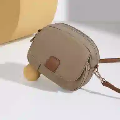 稻草人 实用通勤高级感潮流轻便 牛皮 斜挎单肩包 常规 女款 多色