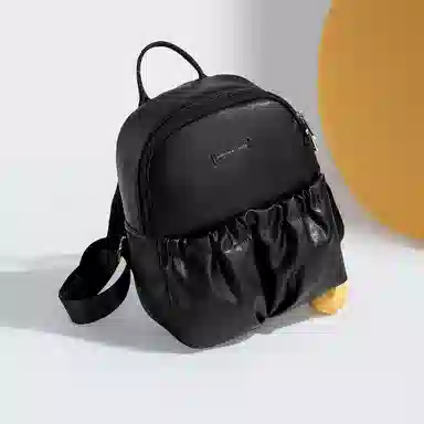 稻草人 美式潮流时尚百搭运动休闲高颜值通勤旅行大容量 合成革 双肩包 常规 女款 多色