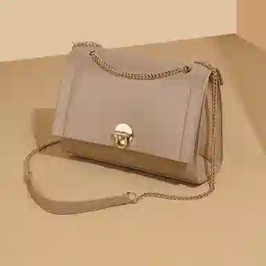 稻草人 高级感链条包通勤 聚氨酯 斜挎单肩包 女款