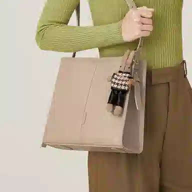 稻草人 女包可爱布偶挂件 聚氨酯革 斜挎包单肩包 常规 女款 咖啡色/黑色/杏色