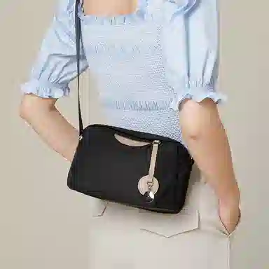 稻草人 休闲 牛津布 帆布包手机包斜挎包 女款 大象灰