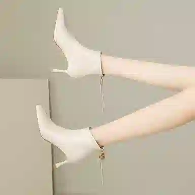 Daphne PU Ankle Boots