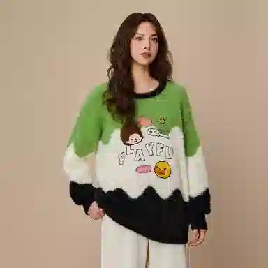 B.Duck Monchhichi Sweater