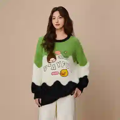 B.Duck Monchhichi Sweater