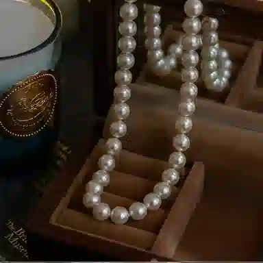 琅风 轻奢优雅气质正圆高级小众 贝珠 项链 女款