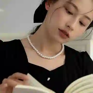 琅风 轻奢优雅气质正圆高级小众 贝珠 项链 女款