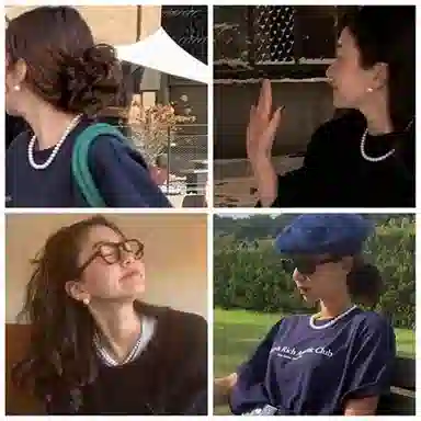 琅风 轻奢优雅气质正圆高级小众 贝珠 项链 女款