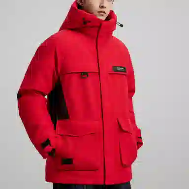 Fairwhale Urban Down Jacket Red