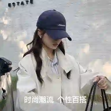 简约时尚百搭潮牌字母刺绣韩版弯檐软顶大头围可调节户外运动休闲遮阳防晒棒球帽 棉 鸭舌帽 男女同款情侣款