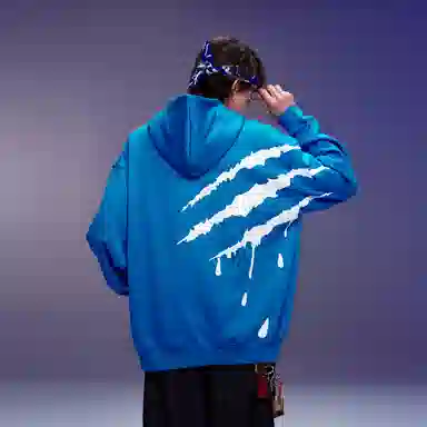 Suamoment Warm Paw Print Hoodie 2025