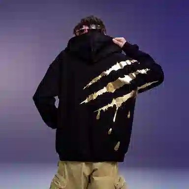 Suamoment Warm Paw Print Hoodie 2025