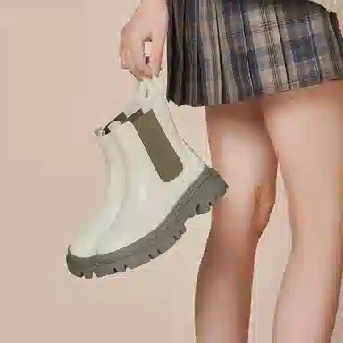 GEMEIQ PU Chelsea Boots 5cm