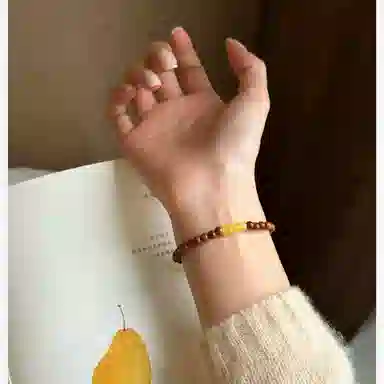 集亭 焦糖不焦绿  时尚前沿 国潮必备 单圈 库克 手串 男女同款情侣款