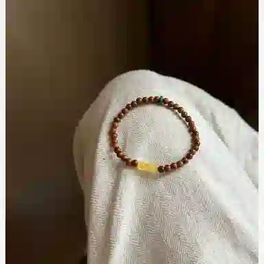 集亭 焦糖不焦绿  时尚前沿 国潮必备 单圈 库克 手串 男女同款情侣款