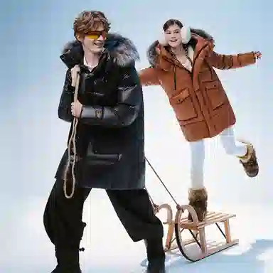 Snow Flying Air Hooded Down Jacket