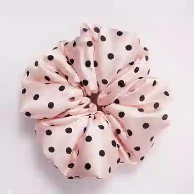 桑尚 波点 桑蚕丝 发圈 女款