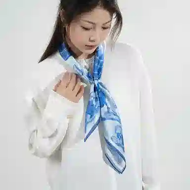 桑尚 丝绸档案馆 桑蚕丝 丝巾 男女同款情侣款