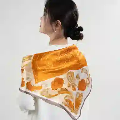 桑尚 丝绸档案馆 桑蚕丝 丝巾 男女同款情侣款