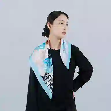 桑尚 苏州中国档案馆联名 桑蚕丝 丝巾 女款