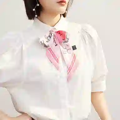 桑尚 柔软亲肤轻盈舒适古风百搭缎面优雅高级感 桑蚕丝 发带 女款