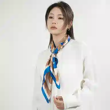 桑尚 中国丝绸档案馆联名 桑蚕丝 丝巾 男女同款情侣款