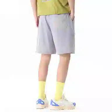 金贝勒 运动休闲简约字母印花舒适百搭宽松透气工装短裤 男女同款