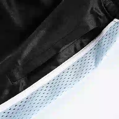 金贝勒 美式复古轻薄透气网眼宽松舒适吸湿排汗速干运动健身跑步五分裤篮球裤 男女同款