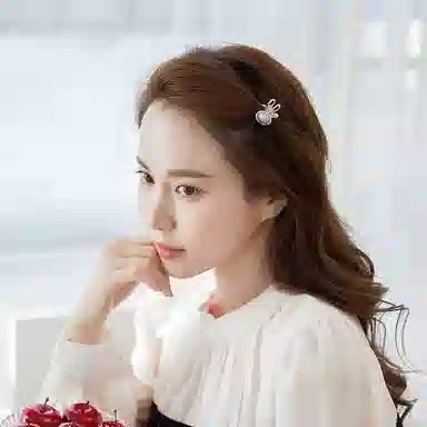沂茹 甜美小巧水钻兔子刘海碎发学生发抓可爱小抓夹发卡头饰发饰配饰女款