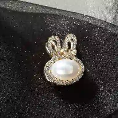 沂茹 甜美小巧水钻兔子刘海碎发学生发抓可爱小抓夹发卡头饰发饰配饰女款