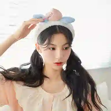 沂茹 秋冬款洗漱可爱甜美小众设计感洗脸发饰简约时尚通勤百搭宽边刘海束#好运 布艺 发带 女款