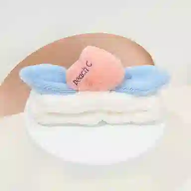 沂茹 秋冬款洗漱可爱甜美小众设计感洗脸发饰简约时尚通勤百搭宽边刘海束#好运 布艺 发带 女款