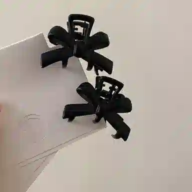 沂茹 致可爱公主感小众设计甜美日常气质小巧蝴蝶结小号 发夹 女款 粉色