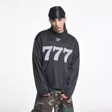 MT99 777 Long Sleeve Mesh Hoodie