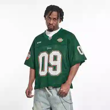 MT99 V-Neck Mesh Jersey Black