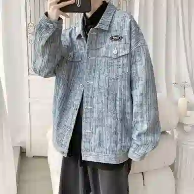 HANGYU Vintage Denim Jacket